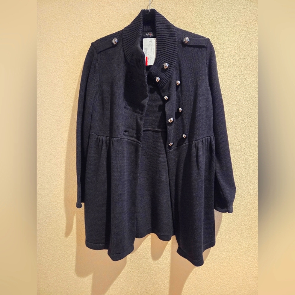 Styleco New cute button sweater jacket